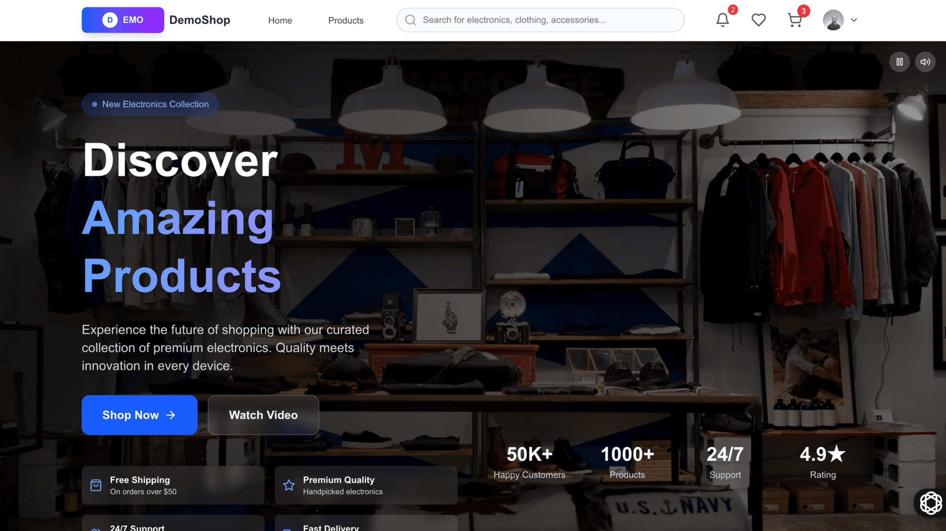 E-commerce Platform screenshot
